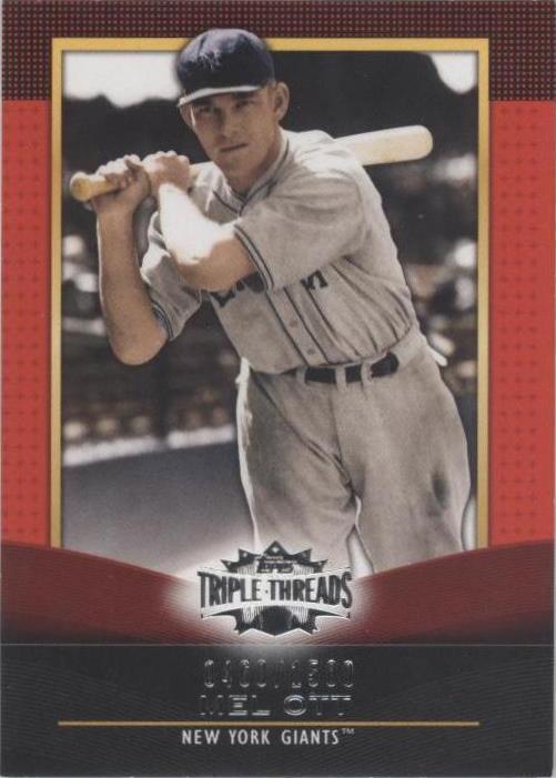 2011 Topps Triple Threads - Mel Ott #50
