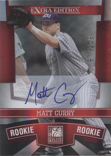 2010 Donruss Elite Extra Edition - Matt Curry #125