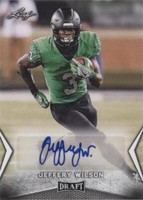 2018 Leaf Draft Jeff Wilson Jr. #BA-JW4