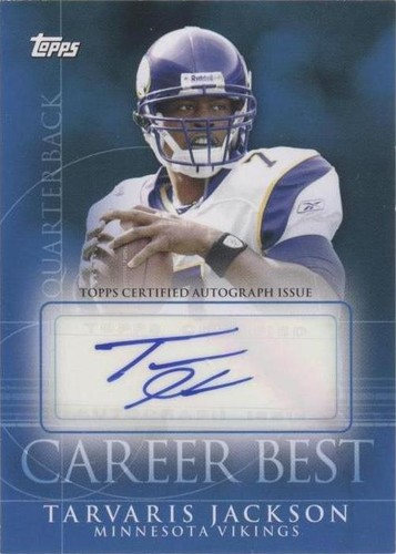 2009 Topps Tarvaris Jackson #CBA-TJ