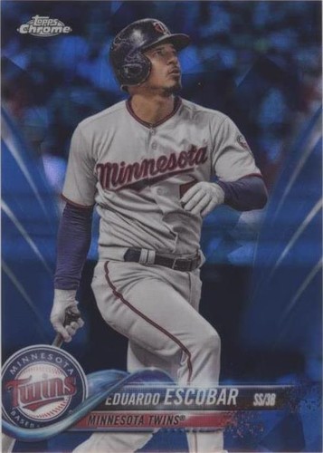 2018 Topps Chrome Sapphire Edition - Eduardo Escobar #697