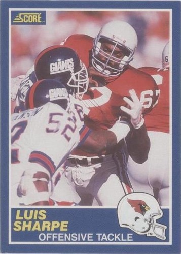 1989 Score Luis Sharpe #102