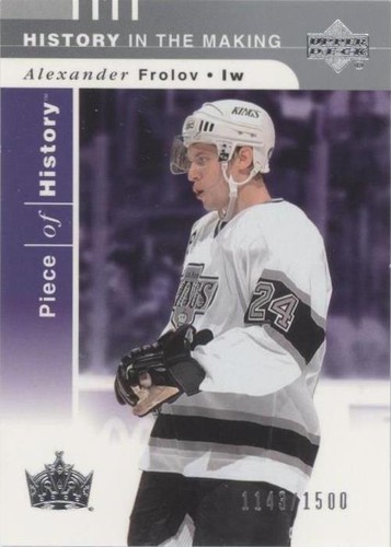 2002-03 Upper Deck Piece Of History - Alex Frolov #133
