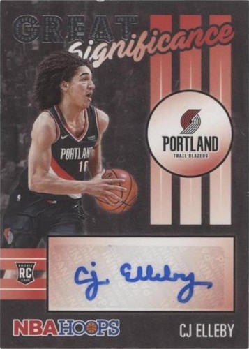 2020-21 Panini NBA Hoops - CJ Elleby #GS-CJE