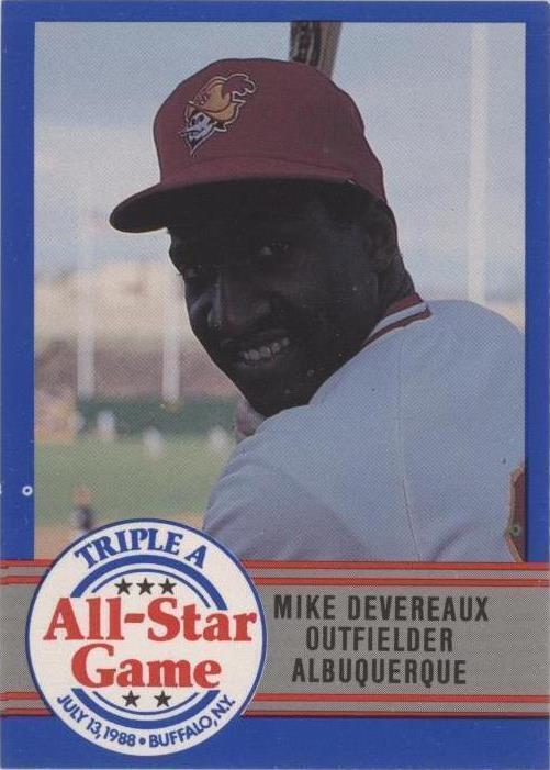 ProCards Triple A All-Star Game 1988 - Mike Devereaux #AAA-1