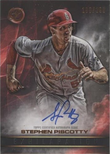 2016 Topps Legacies of Baseball - Stephen Piscotty #EA-SP