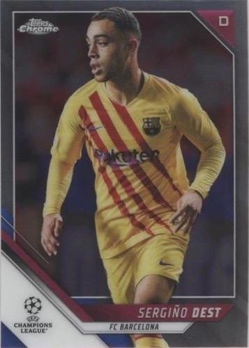 2021-22 Topps Chrome UCL Sergino Dest #81