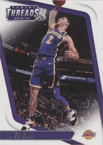 2018-19 Panini Threads - Lonzo Ball #50