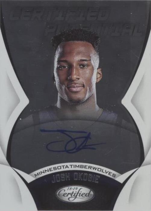 2018-19 Panini Certified - Josh Okogie #CP-JO
