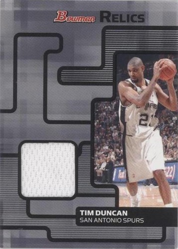 2007-08 Bowman Draft Picks & Stars - Tim Duncan #BR-TD