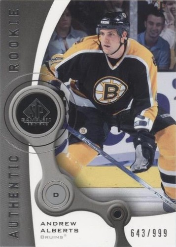 2005-06 SP Game Used Edition - Andrew Alberts #141