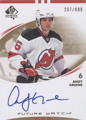 2007-08 SP Authentic - Andy Greene #228