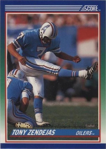 1990 Score Tony Zendejas #69