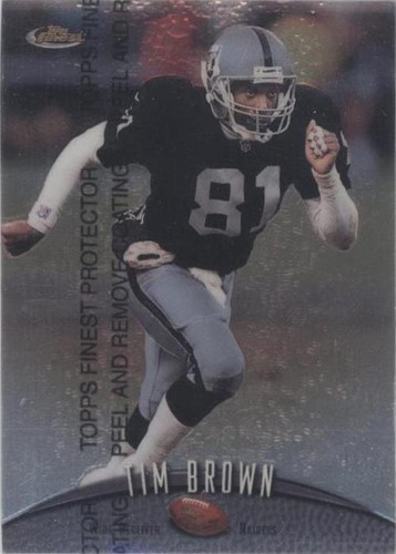 1998 Topps Finest Tim Brown #40
