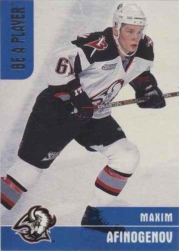 1999-00 In the Game Be A Player Memorabilia - Maxim Afinogenov #350