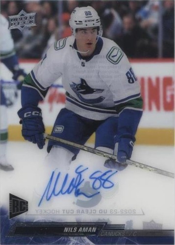 2022-23 Upper Deck Clear Cut - Nils Aman #CC-AM