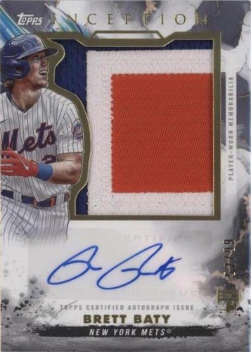 2023 Topps Inception - Brett Baty #IAJP-BB