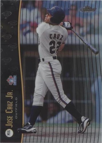 1998 Topps Finest - Andruw Jones Jose Cruz Jr. #M16