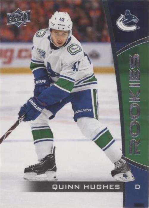 2019-20 Upper Deck Rookie Box Set - Quinn Hughes #14