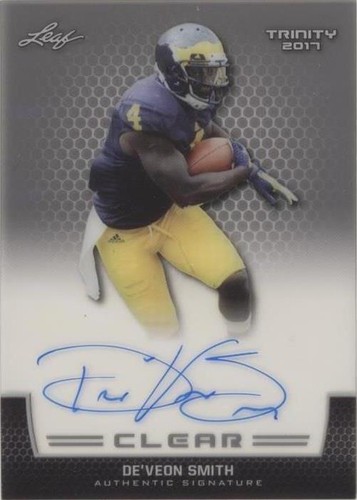 2017 Leaf Trinity De'veon Smith #CA-DVS