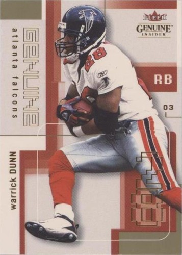 2003 Fleer Genuine Insider Warrick Dunn #85