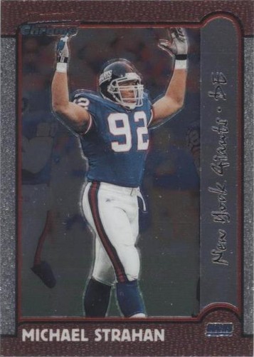 1999 Bowman Chrome Michael Strahan #5