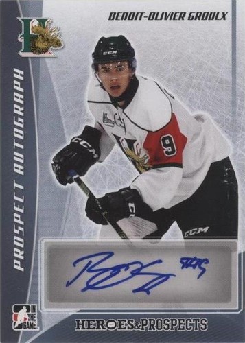 2016-17 Leaf In the Game Heroes & Prospects - Benoit-Olivier Groulx #PA-BG1