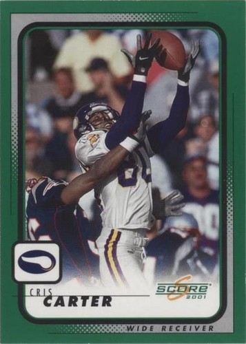 2001 Score Cris Carter #112