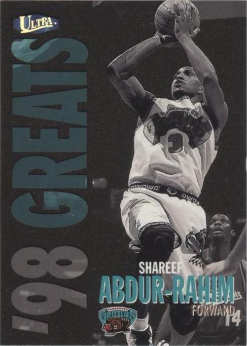 Fleer Ultra 1997-98 - Shareef Abdur-Rahim #249G