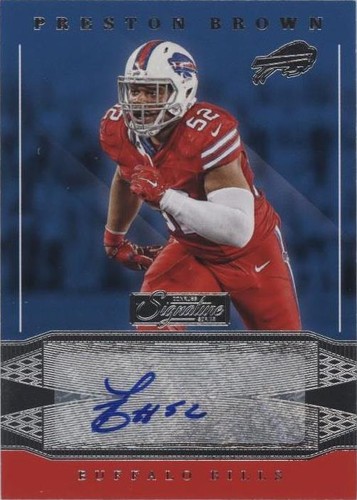 2016 Panini Donruss Signature Series Preston Brown #13
