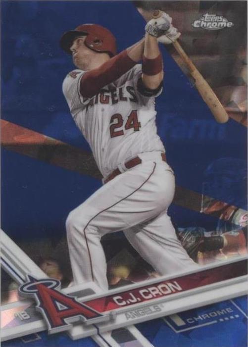 2017 Topps Chrome Sapphire Edition - C.J. Cron #57