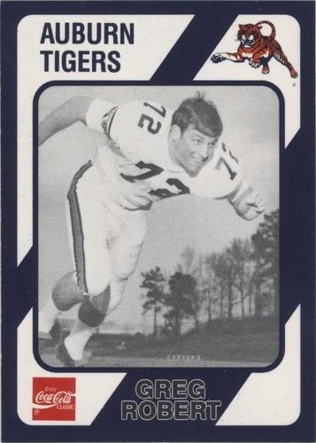 1989 Collegiate Collection Auburn Tigers Greg Robert #242