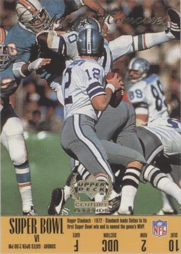 1999 Upper Deck Century Legends Roger Staubach #170