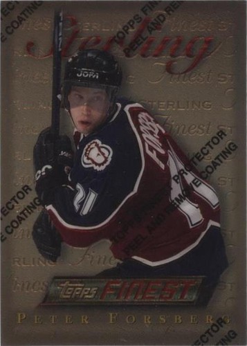 1995-96 Topps Finest - Peter Forsberg #100