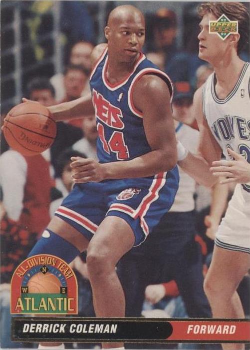 1992-93 Upper Deck International Italiano - Derrick Coleman #36