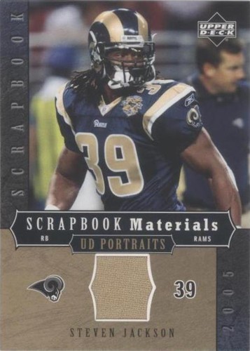 2005 Upper Deck Portraits Steven Jackson #SB-SJ