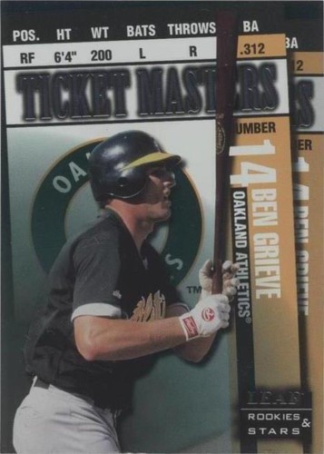 1998 Leaf Rookies & Stars - Ben Grieve Jason Giambi #20