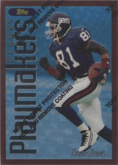 1996 Topps Finest Thomas Lewis #348