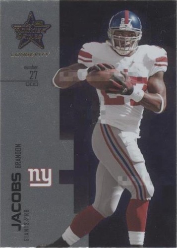 2007 Leaf Rookies & Stars Longevity Brandon Jacobs #7