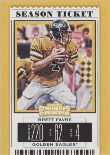 2019 Panini Contenders Draft Picks Brett Favre #18
