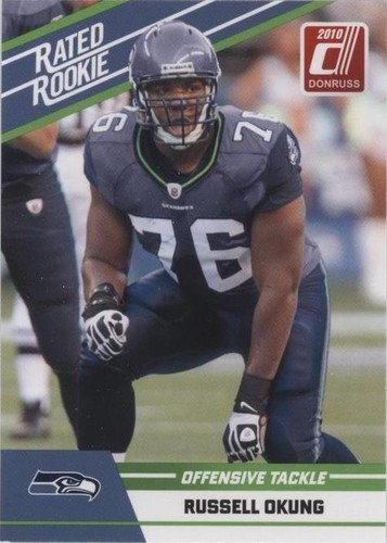 2010 Donruss Rated Rookie Russell Okung #87