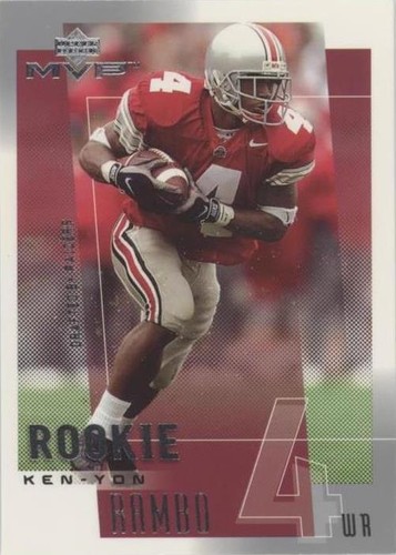 2001 Upper Deck MVP Ken-Yon Rambo #317