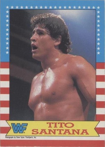 1987 O-Pee-Chee WWF - Tito Santana #6