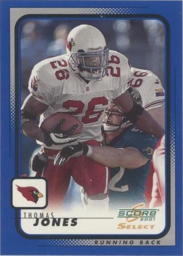 2001 Score Select Thomas Jones #6