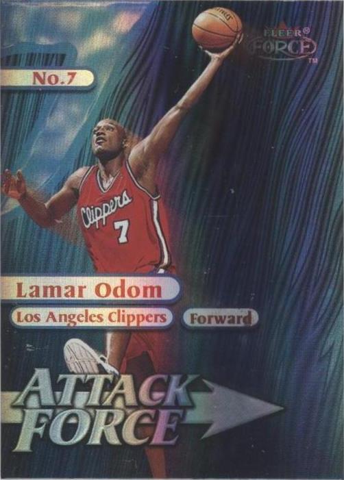 Fleer Force 1999-00 - Lamar Odom #2 A