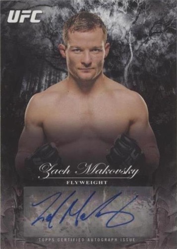 2014 Topps UFC Bloodlines - Zach Makovsky #FA-ZM