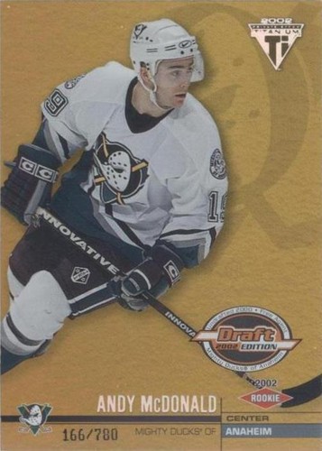 2001-02 Pacific Private Stock Titanium Draft Edition - Andy McDonald #102