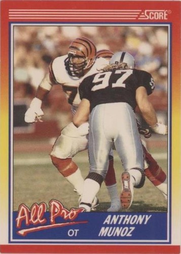 1990 Score Anthony Munoz #587