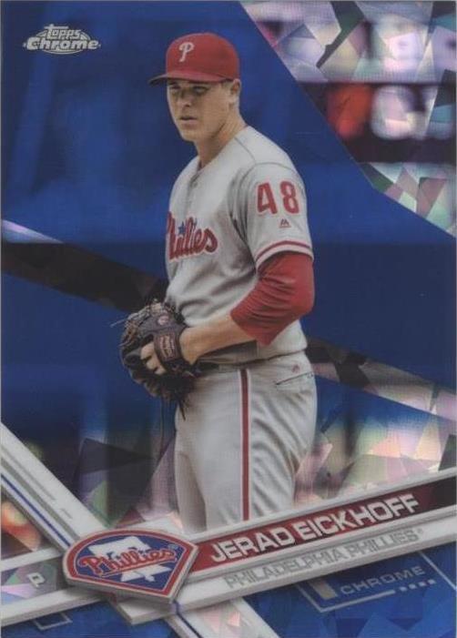 2017 Topps Chrome Sapphire Edition - Jerad Eickhoff #12