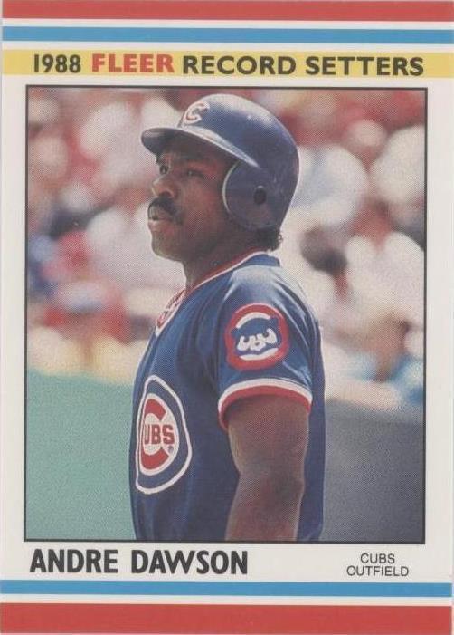 Fleer Baseball Record Setters 1988 - Andre Dawson #10